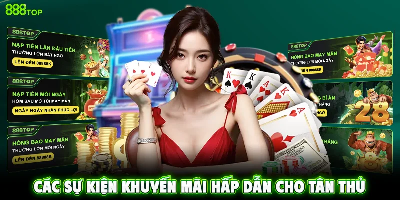 CácSự kiện khuyến mãi hấp dẫn cho tân thủ