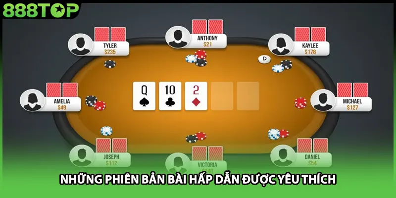 Những phiên bản bài hấp dẫn được yêu thích